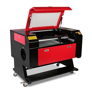 No-Name Red and Black 60W Laser